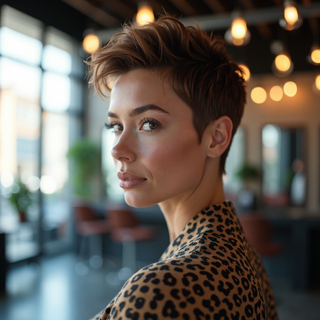 Bixie Cut Saç Modeli